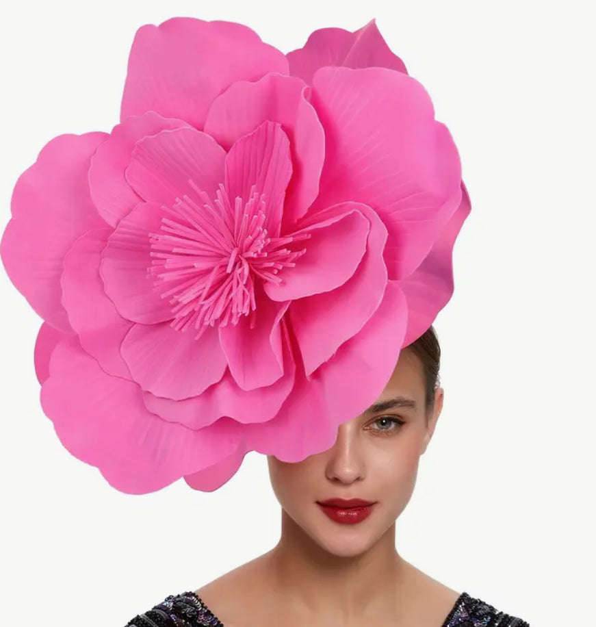 Oversized Flower Hat