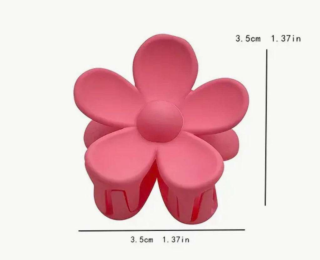 Small Flower Claw Hair Clip