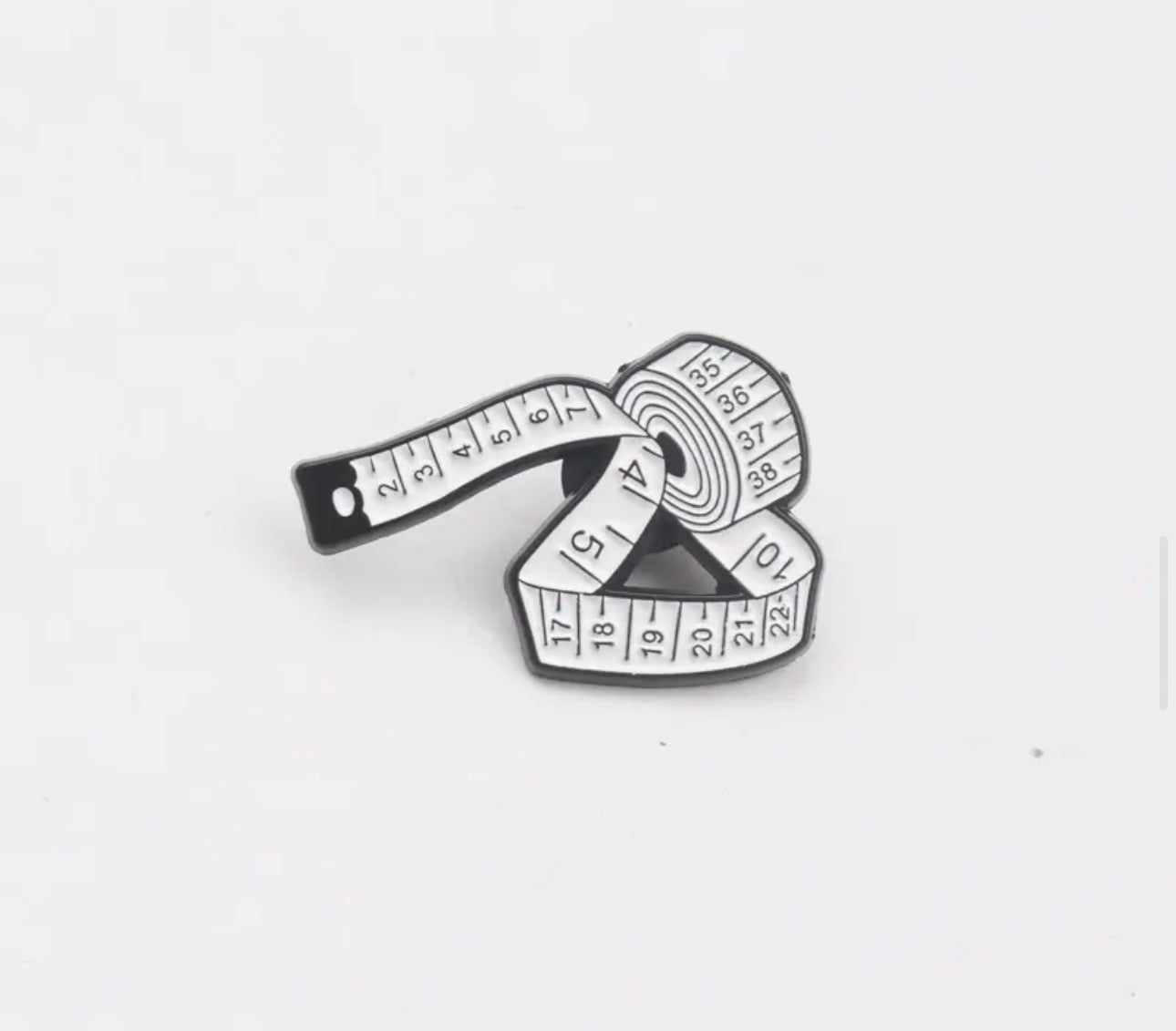 Tape Measure Brooch