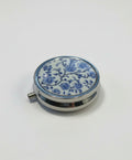 Blue and white floral Pill Box