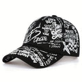 Casquette de baseball à lettres graffiti