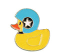 Duck with Helmet Brooch