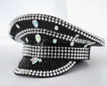 Black sequin hat