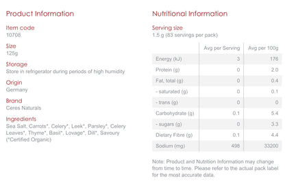 Ceres Herb Salt 125g