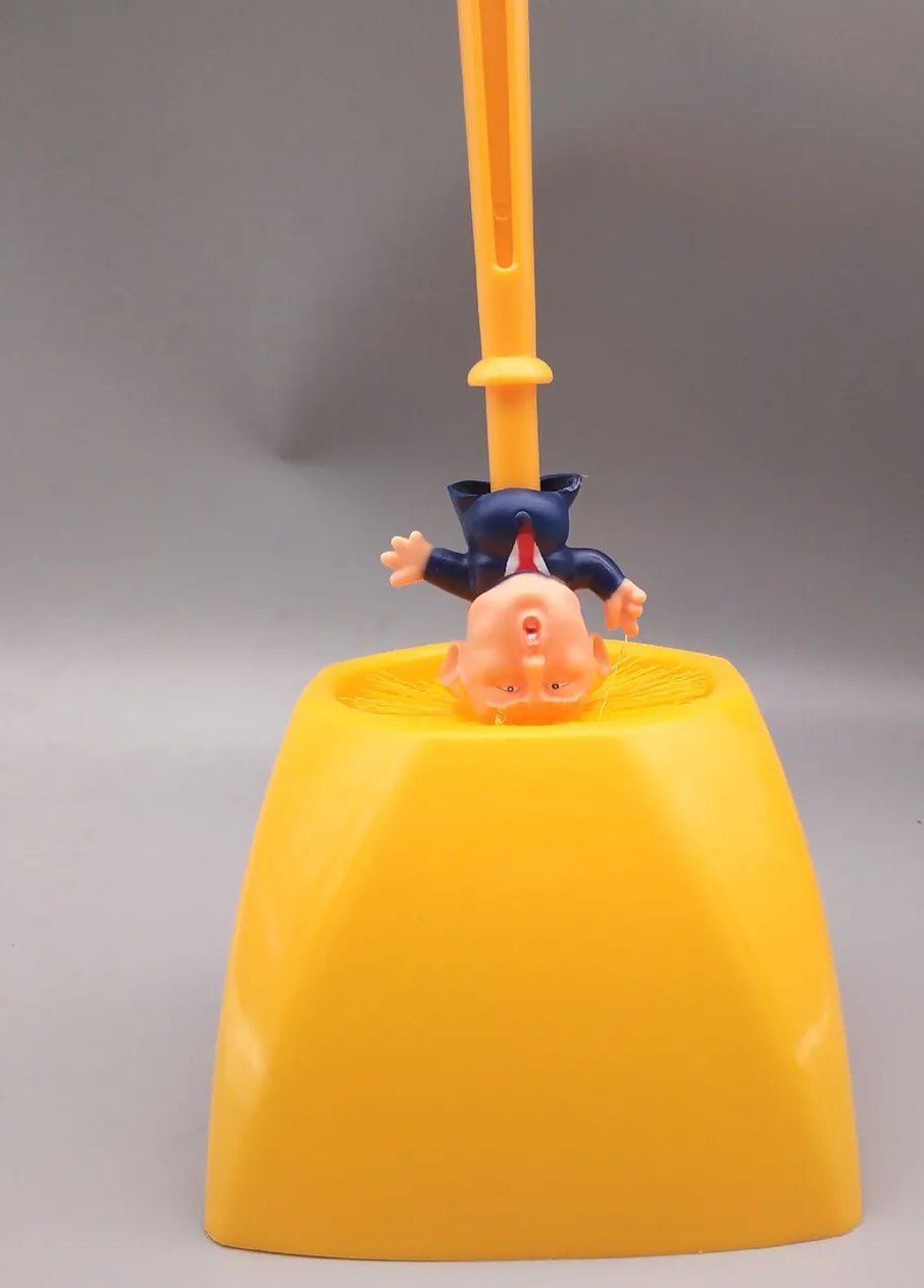 Comical Political Toilet Brush (Yellow)