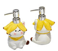 Cat with Banana Skin Soap Dispenser