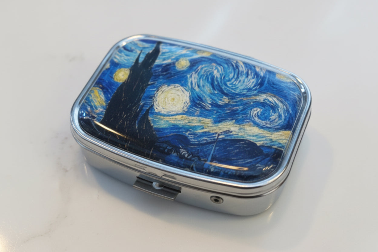 Starry Night Pill Box