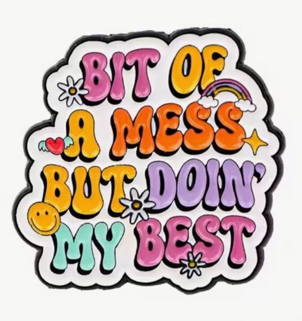 “Bit of a Mess” Brooch