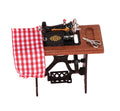 Vintage Sewing Machine with Table Miniature