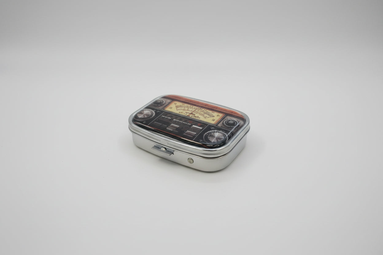 Retro Radio Pill Box