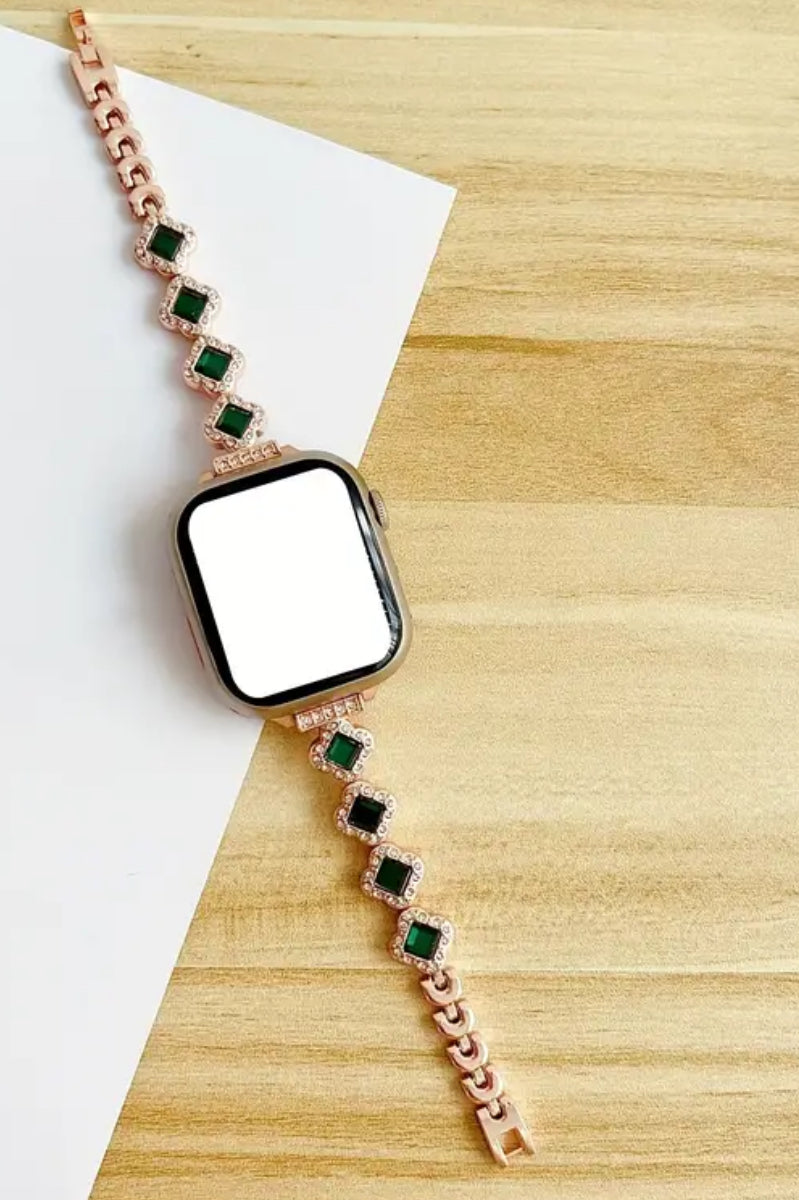 Bracelet Apple Watch en acier inoxydable or rose 42/44/45/49 mm