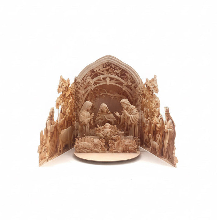 Nativity Scene Christmas Card