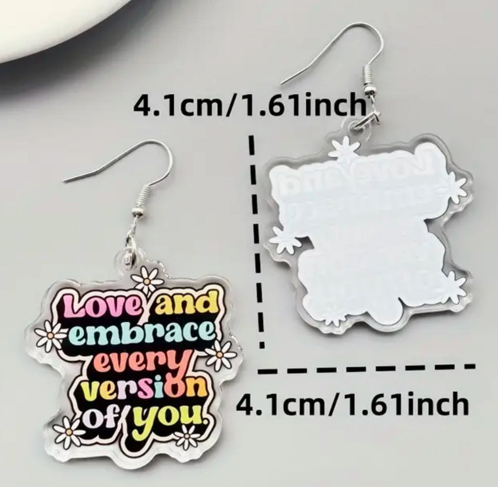 Boucles d'oreilles en acier inoxydable