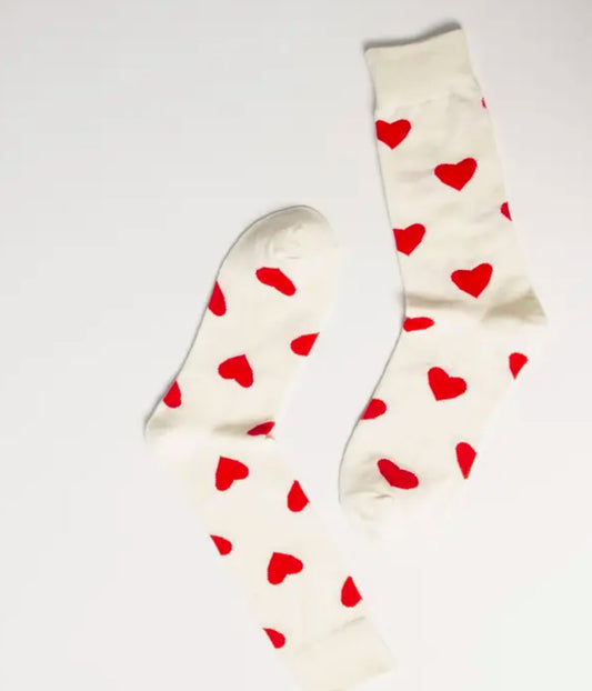 Red Heart white socks