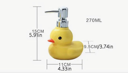 Yellow Duck Soap Dispenser