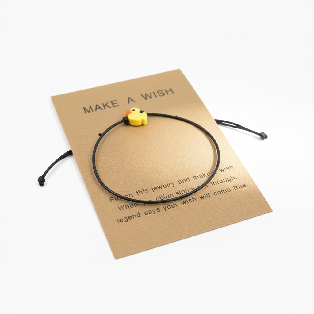 Make a wish duck bracelet