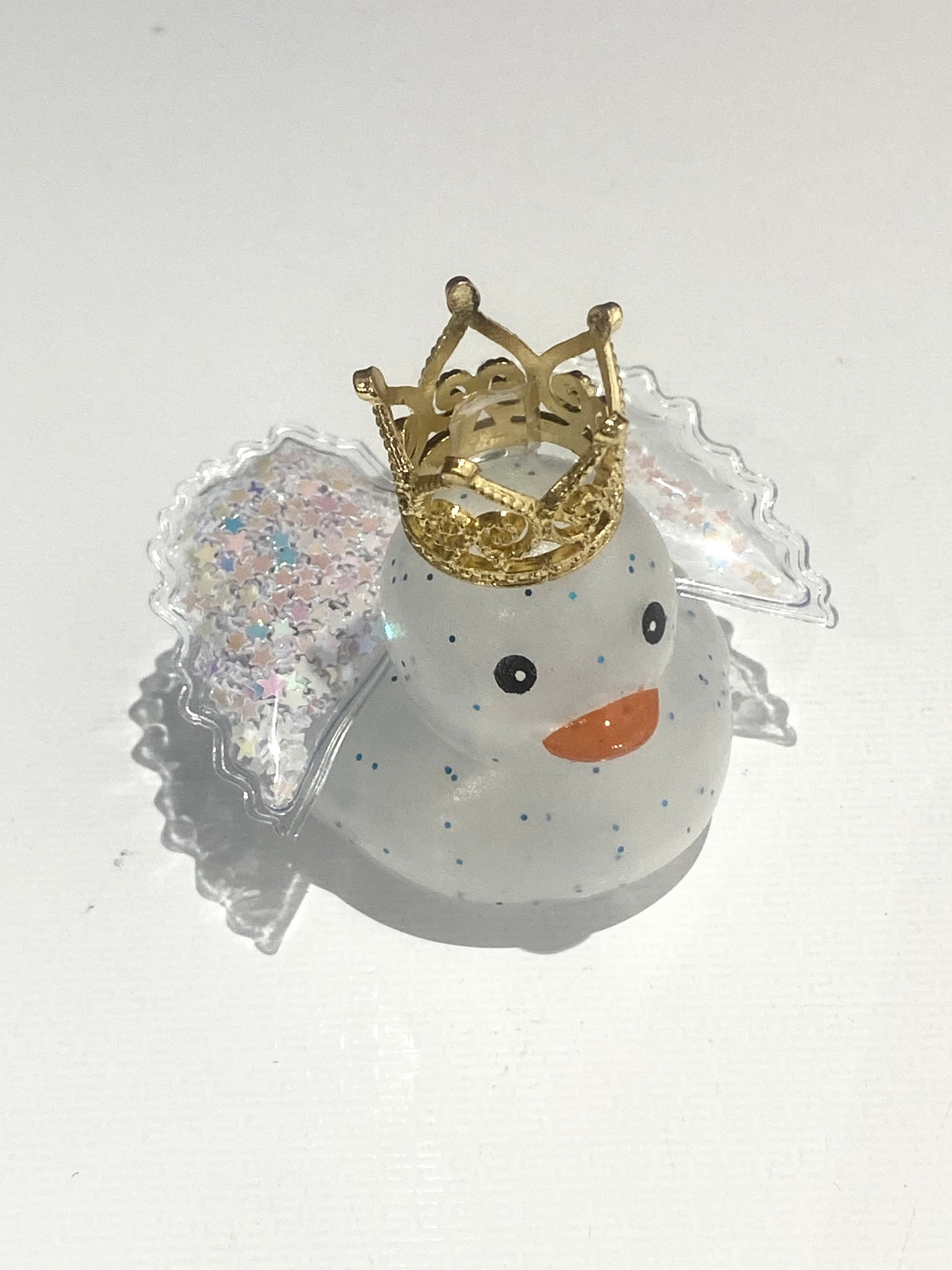 Glitter Rubber Duck with Wings