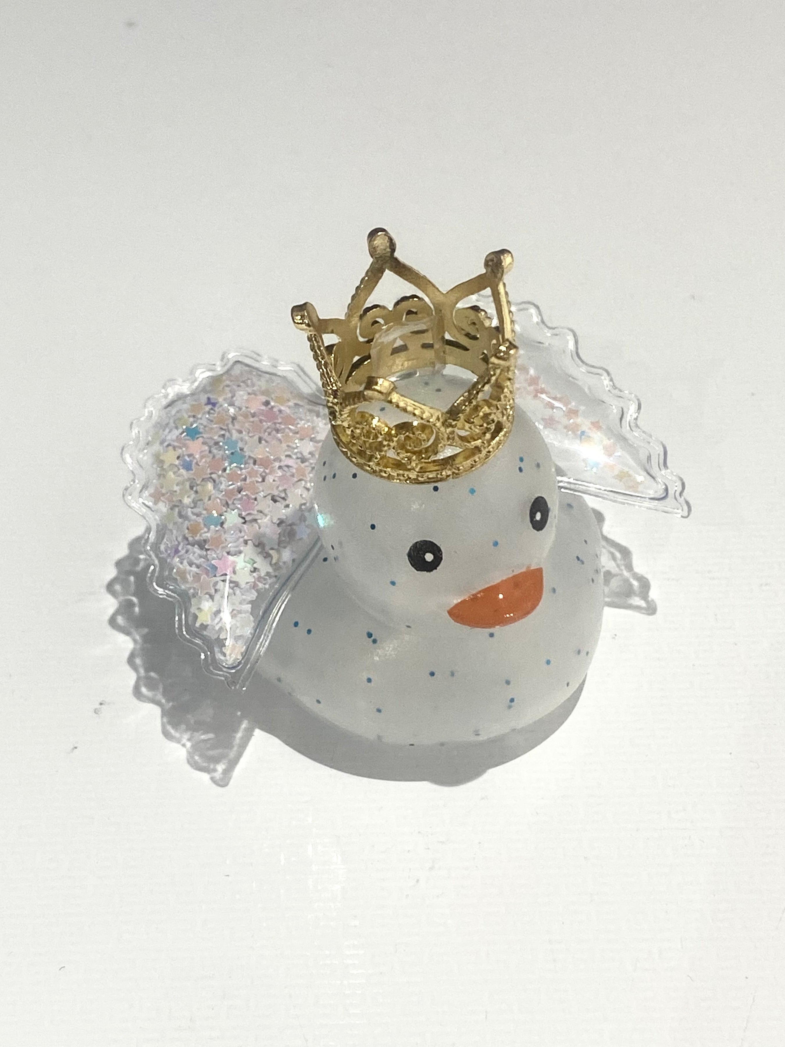 Glitter Rubber Duck with Wings