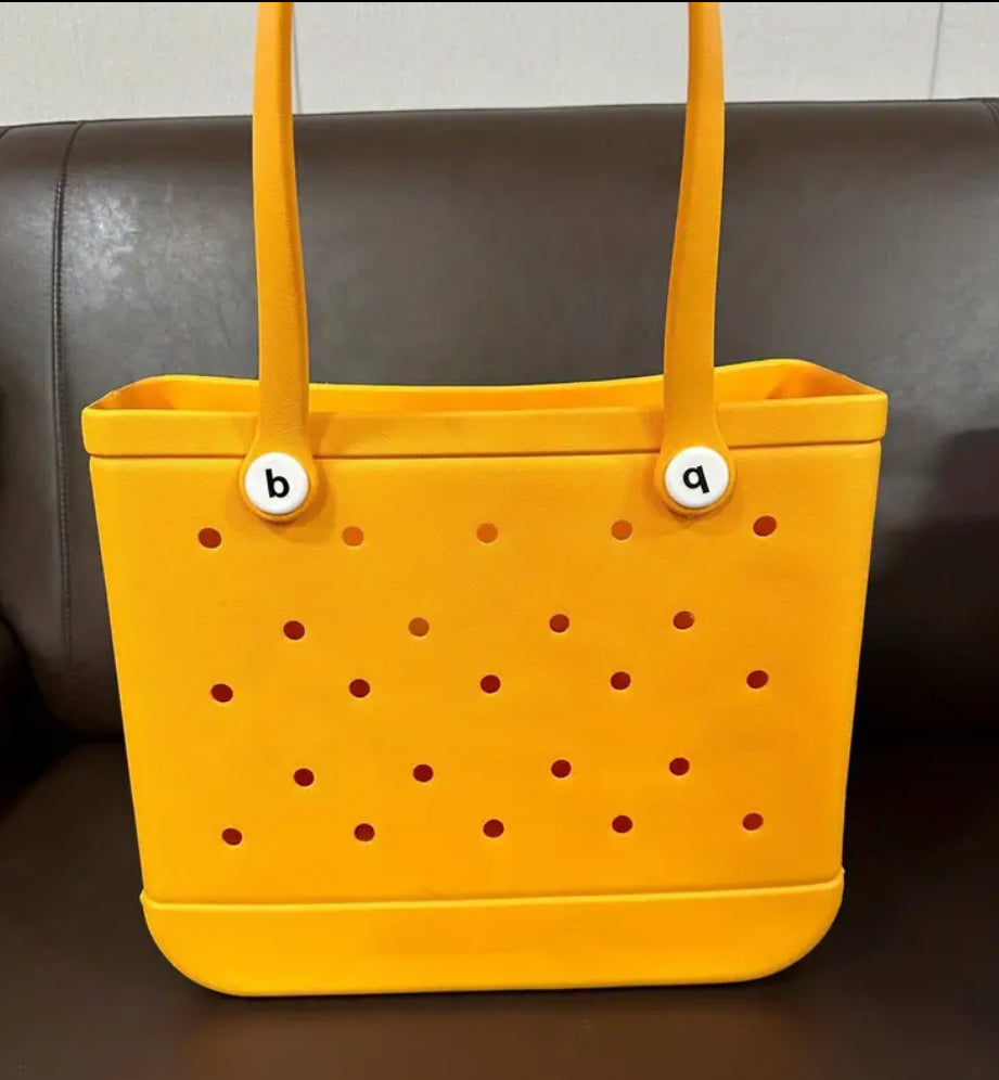 Sac étanche en caoutchouc jaune (GRAND)