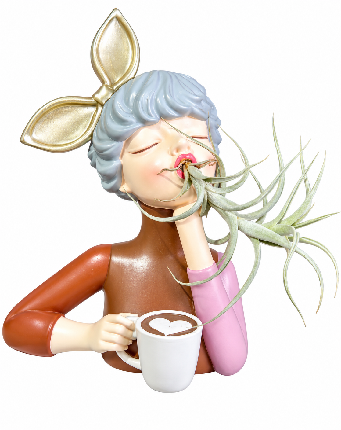 Bubble Gum Girl Air Plant – Whimsical Living Art