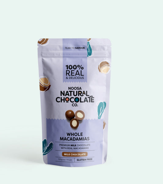 Milk Chocolate Macadamias 100g