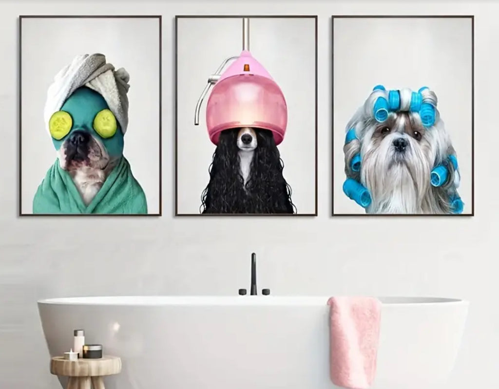 Impression sur toile sans cadre « Soin Spa » (vendue séparément)