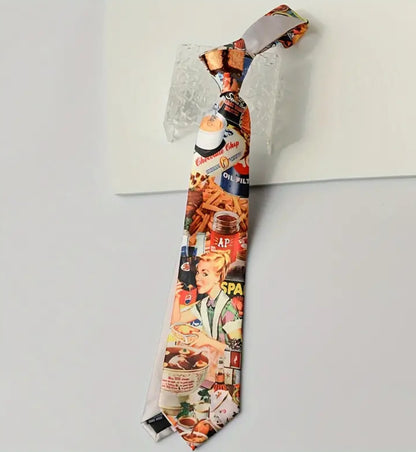 Vintage diner business neck tie