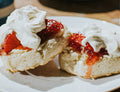 Scone with Cream and Jam