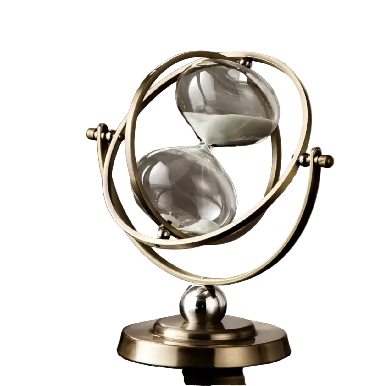 Iron Rotating Hourglass