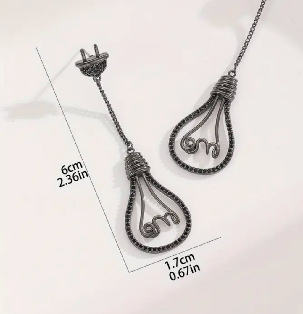 Boucles d'oreilles ampoule