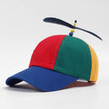 Casquette de baseball à hélice – Chapeau amusant multicolore