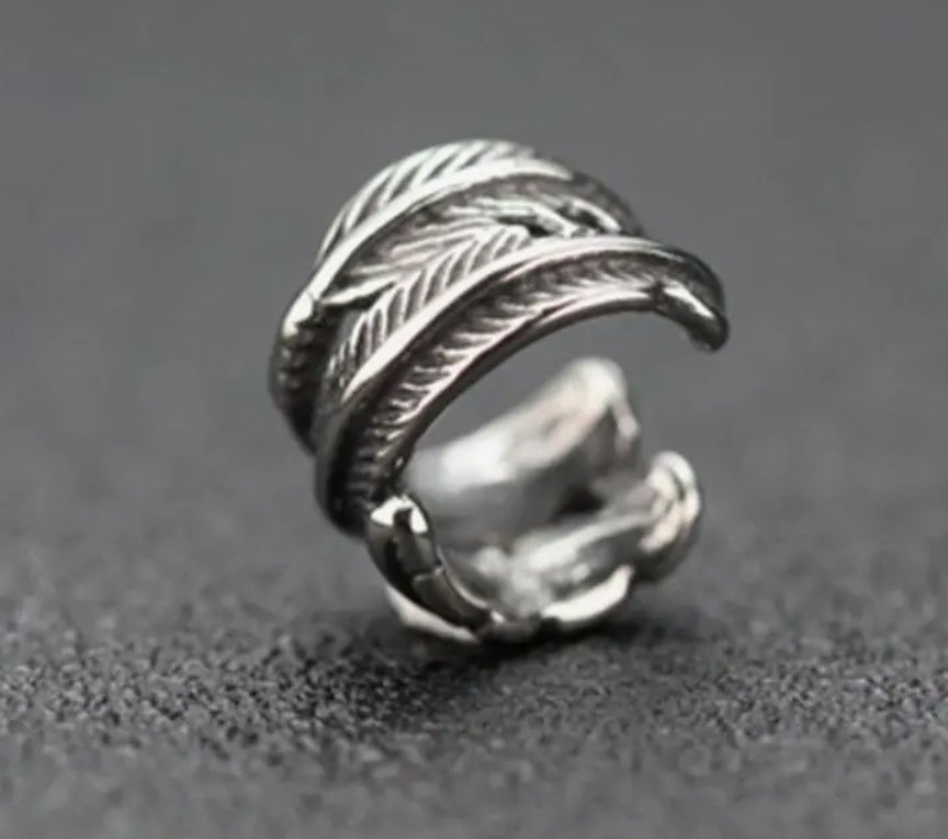 Manchette d'oreille en plumes