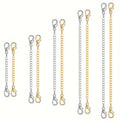 Collier, bracelet, rallonges de cheville (lot de 10)