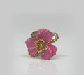 Wild Pink Rose Ring