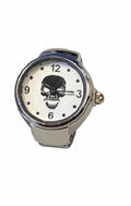 Silver skull Watch Ring