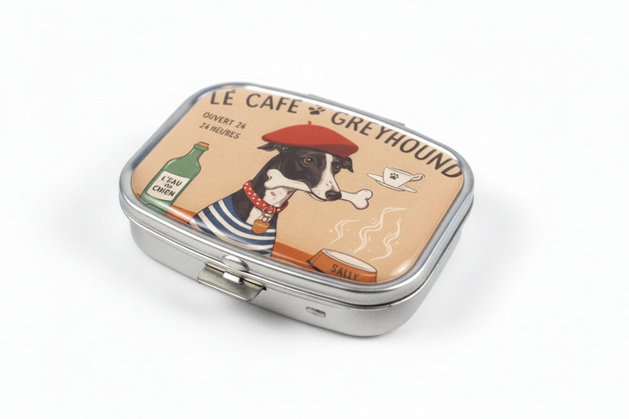 Greyhound Pill Box