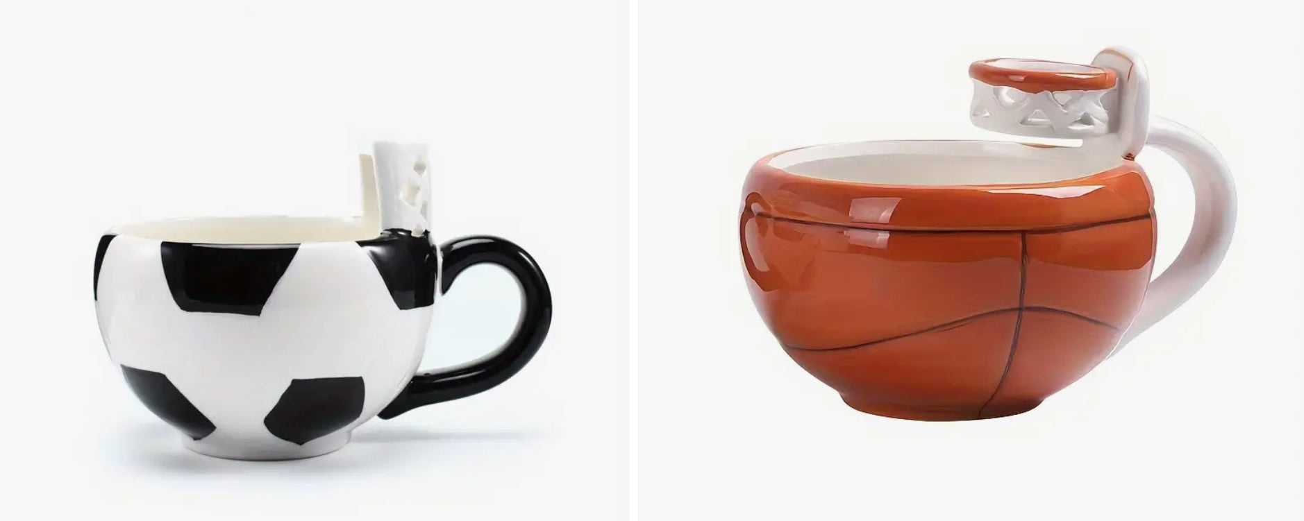 Tasses de basket-ball et de football