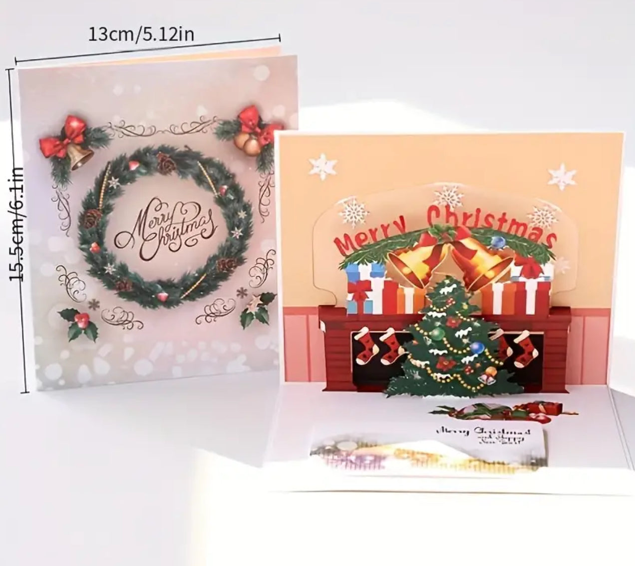 Carte de vœux pop-up 3D - Sapin de Noël