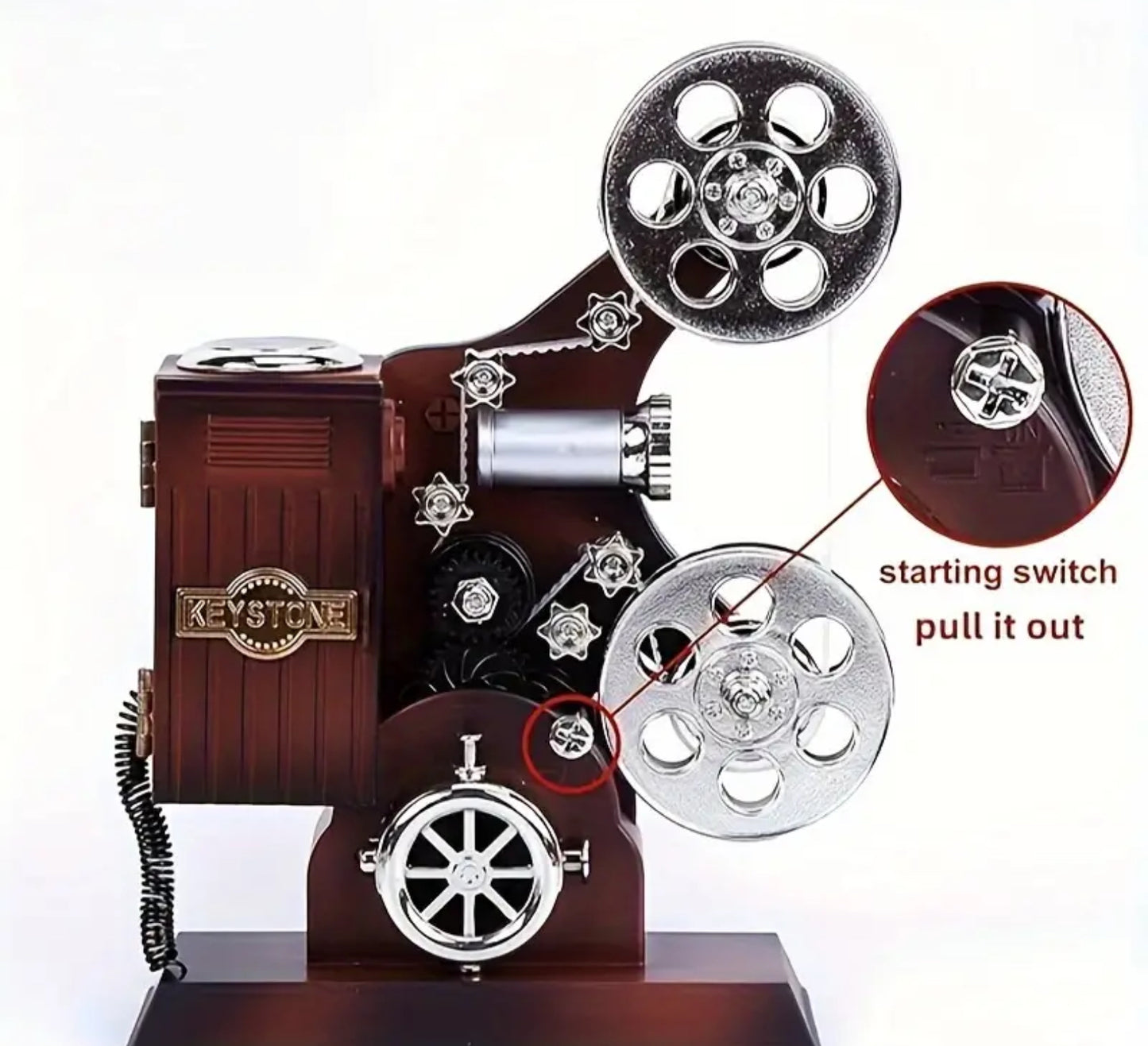 The projector music box