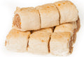 Rouleaux de saucisses végétaliens de la taille d'une fête