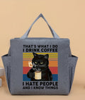 Cheeky Cat insulated lunch bag