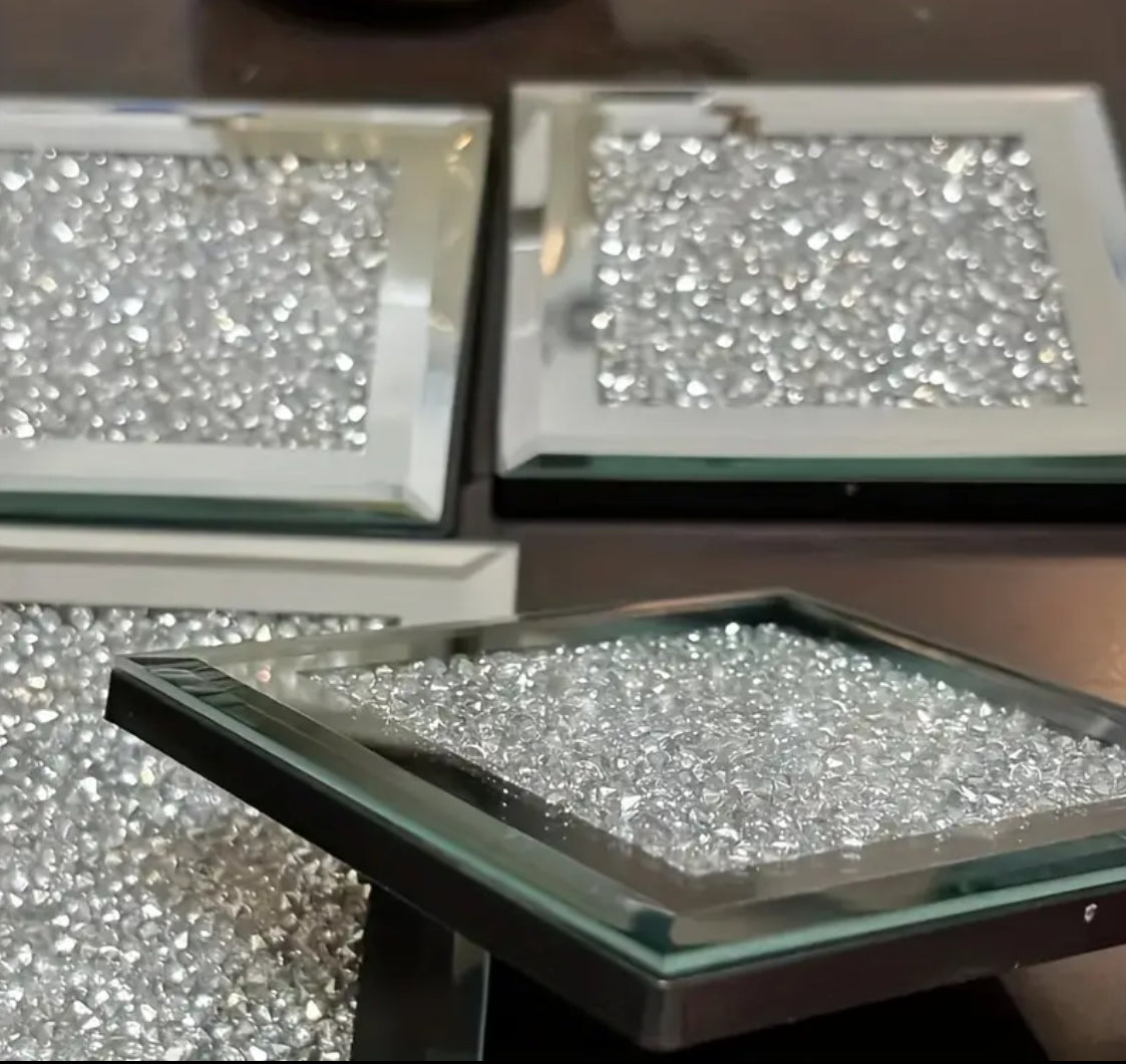 Mirror Diamante coaster