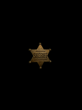 Petite broche/épingle de shérif