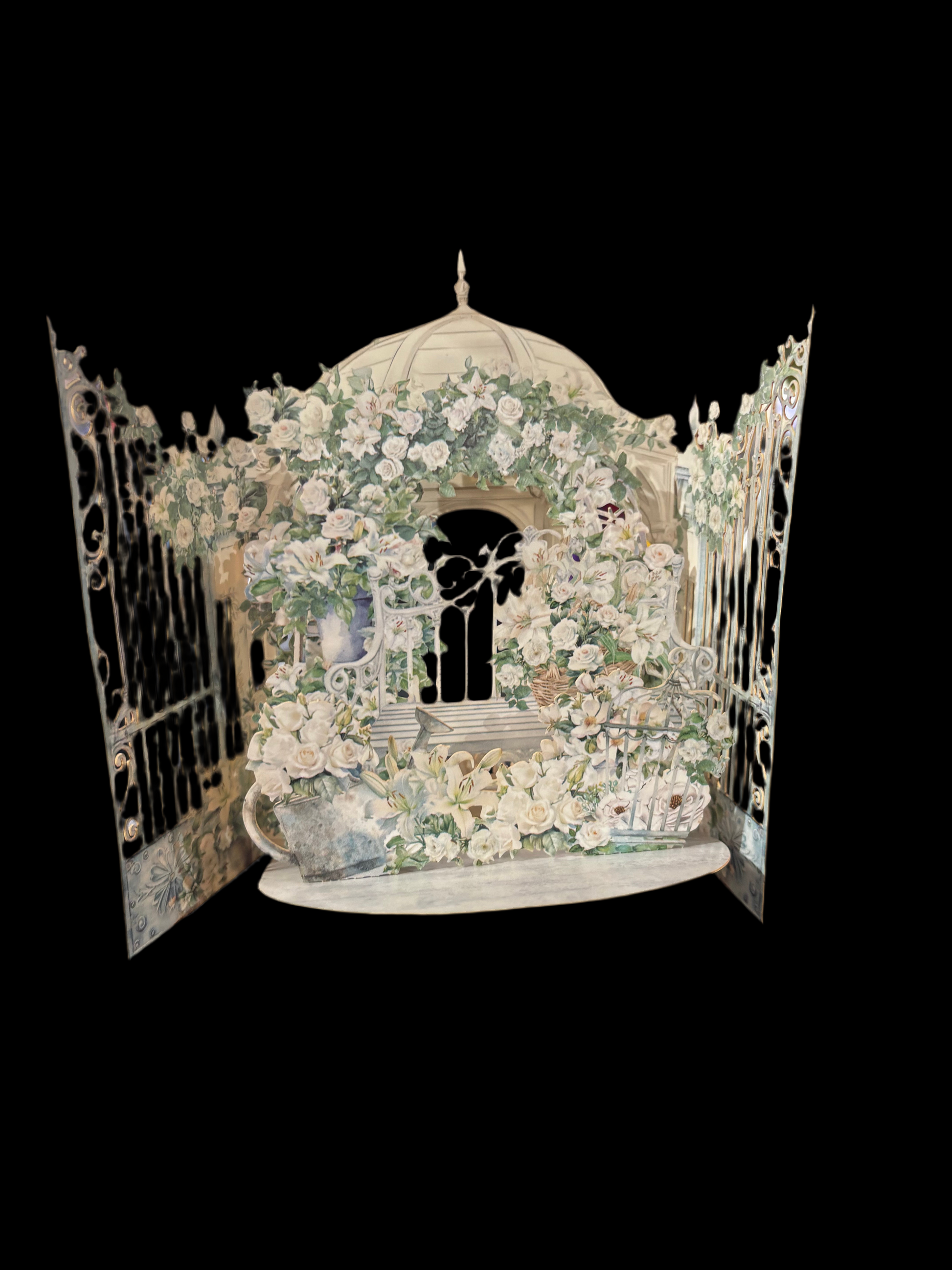 Garden Gates Pop up card