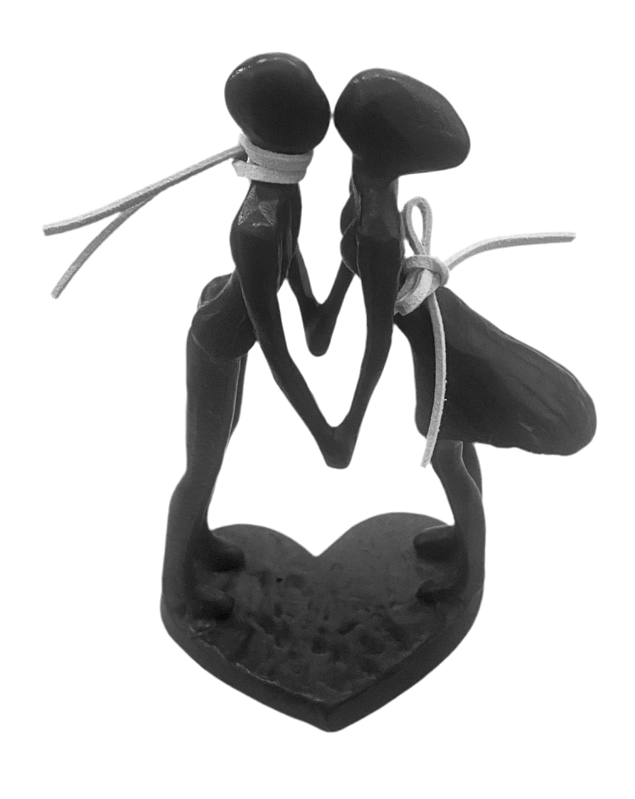 Cast-Iron Kissing Couple