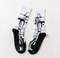 Chaussettes Robot blanches