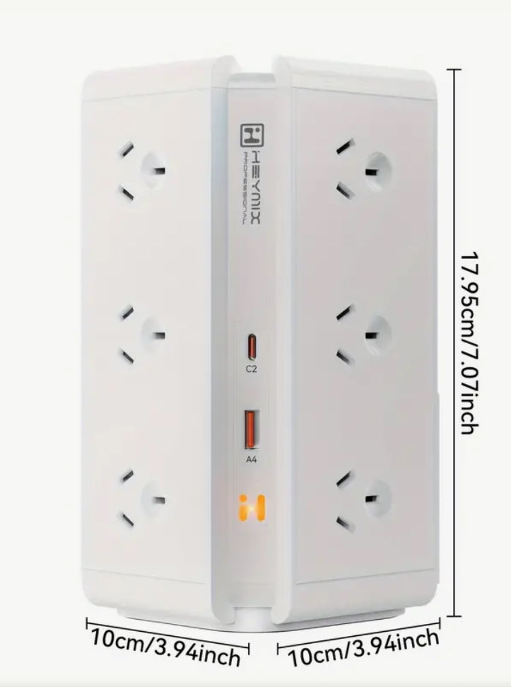 Electrical Power Adapter Tower with USB ports