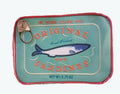 Sardines tin pouch bag (Acqua)