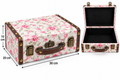 Vintage Floral Wooden Storage Case