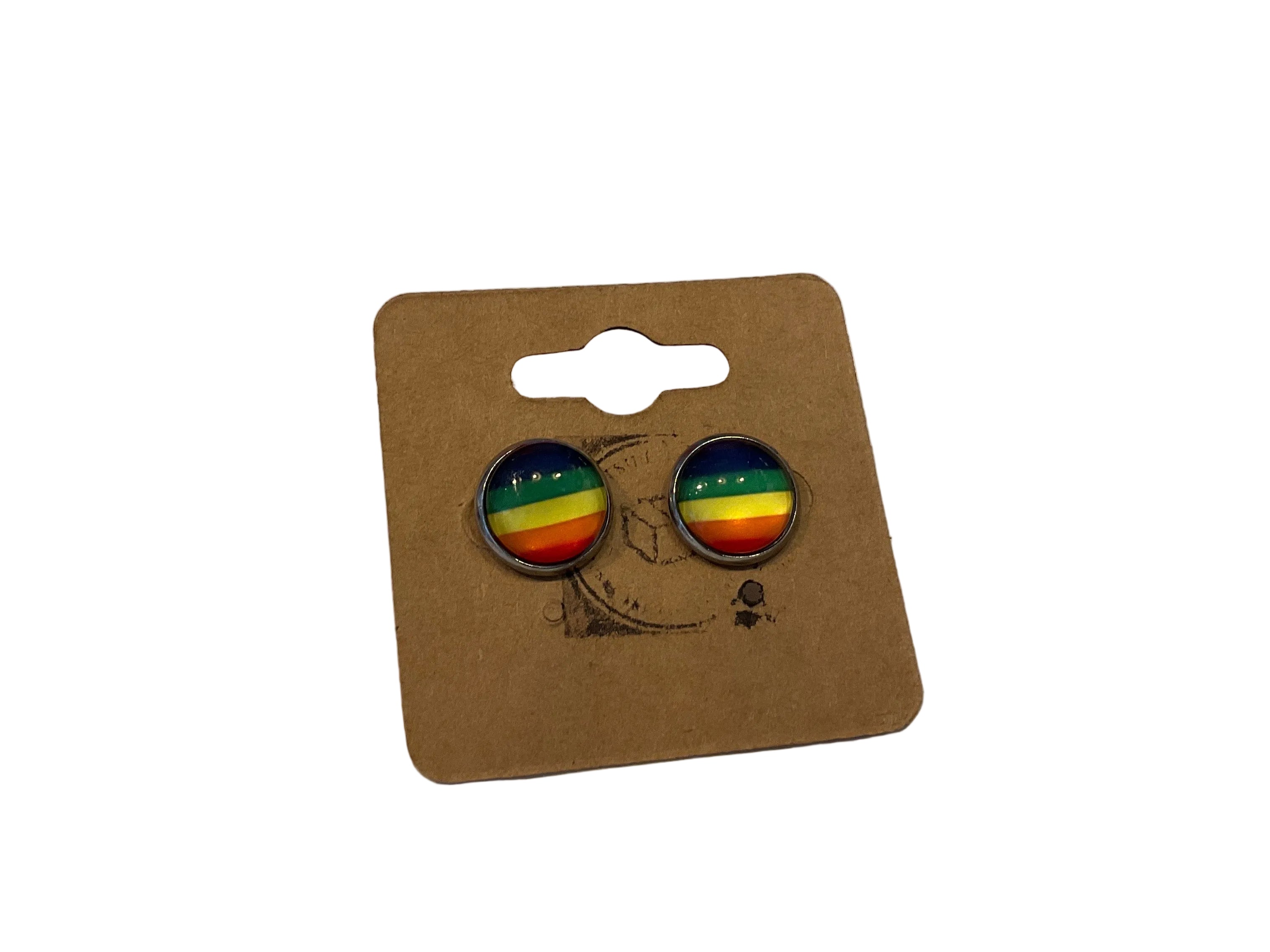Rainbow Pride Earring Studs